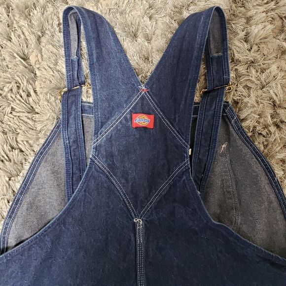 Dickies Blue Jean Denim Overalls 46 X 32 - Picture 10 of 10